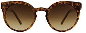 KOMONO Lulu Metal Series Tortoise Rose Gold Lunettes de soleil unisexes œil de chat en Bio-Nylon pour homme et femme avec protection UV et verres résistants aux rayures