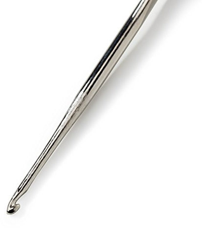 Prym 175849 Garn-Häkelnadeln ohne Griff ST 0,75 mm silberfarbig