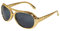 Bristol Novelty BA243 Rock Star Sunglasses, Mens, Gold, One Size
