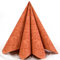 Servietten Ornament terracotta Premium Tissue | 50 Stück | 40 x 40cm | 3-lagig | 1/4 Falz | Hochzeitsservietten | Hochwertige Serviette für Hochzeit, Geburtstag, Party, Taufe, Kommunion | made in Germany