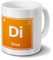 digital print Tasse mit Namen Diva als Element-Symbol des Perioden Systems - orange - Namenstasse, Kaffeebecher, Mug, Becher, Kaffeetasse