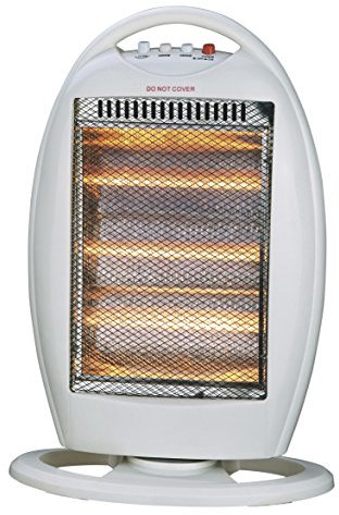 Chauffage halogène oscillant avec 3 puissances 400/800/1200 W