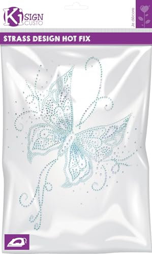 Ki-Sign Transfert thermocollant Clou et Strass Papillon BL