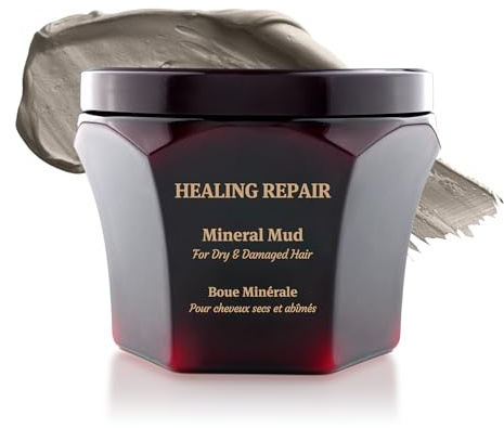Saphira Healing Repair Mud Hair Mask with Dead Sea Minerals – Dry & Damaged Hair – Hydrating Strength & Shine – Professional Hair Care 8.5oz / 250ml