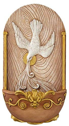 CB The Trinity Dove Holy Spirit Holy Water Font