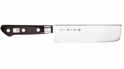 Tojiro Messer - japanische 3 Lagen Messer 3HQ - Nakirimesser bzw. Gemüsemesser PROFI - Klinge 16,5 cm - Edelstahlzwinge - 502