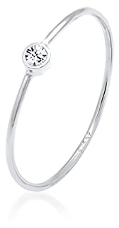 Elli Damen Ring Solitär mit Kristall