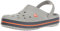 Crocs Crocband', Unisex Clog Clog, Light Grey/Navy, Size M5 | W6 UK (38/39 EU)