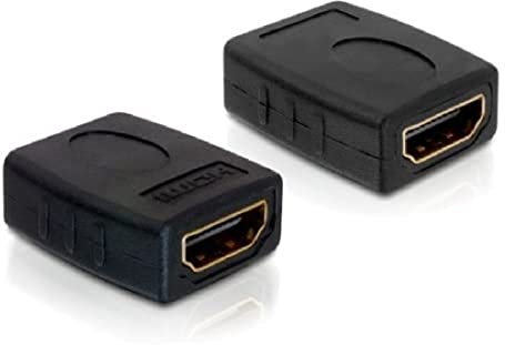Delock Adapter HDMI Buchse, Schwarz, 76242