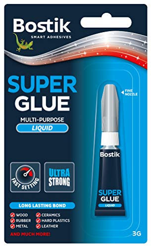 Bostik Super Glue Liquide Adhésif 3g - Lot de 12