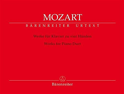 Werke für Klavier zu vier Händen: Urtext der neuen Mozart-Ausgabe
