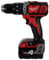 Milwaukee 4933443520 Trapano A Percussione M 18 Bpd-402C 18 V, 4,0 Ah Al Litio, 2 Livelli Di Velocità, 60 Nm, Rosso