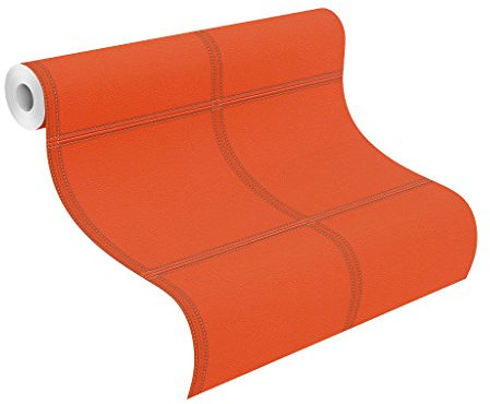 Rasch Tapeten VliesTapete Kollektion Cosmopolitan, orange, 576405