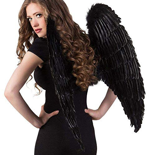 Boland - Engelsflügel, ca. 87 x 72 cm, Angel, Engel, Deko, Weihnachten, Valentinstag, Karneval, Halloween, Fasching, Mottoparty, Kostüm, Theater, Accessoire, Verkleidung