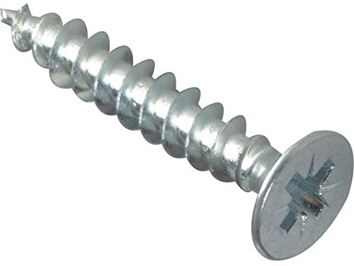 ForgePack Multi-Purpose Single Thread Screws | 5.0 x 30mm | Zinc Plated | Pack 20