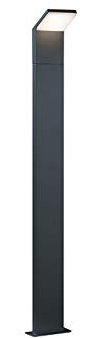 Trio Leuchten LED Außenleuchte Pearl 421160142, Druckguss Aluminium anthrazit, 1x 9 Watt, 12.5 x 14 x 100 cm