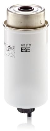 MANN-FILTER WK 8120 Fuel Filter - for Off-Highway Applications | For Off-Highway, Fuel System Protection, Injector Protection, Clean Fuel Supply, True OE Engineering