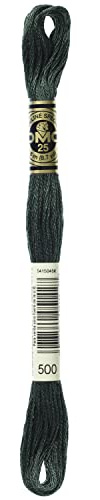 DMC 6-Strand Embroidery Cotton Floss, Very Dark Blue Green