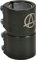 Apex V3 SCS Compression Stunt-Scooter Bar Clamp 31,8/34,9 (Schwarz)