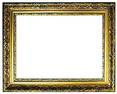 Barockrahmen Gold fein verziert 840 ORO, 30x40 Leerrahmen