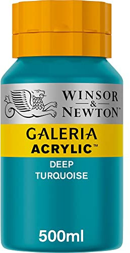 Winsor & Newton Acrylique Galeria 500ml Turquoise Foncé Série 1