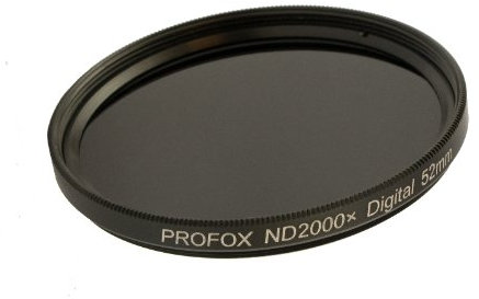 Neutral Graufilter ND2000 für Digitalkameras 72mm