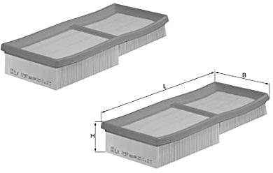 MAHLE LX 1137/S Air Filter