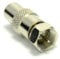 kenable F Type Male Plug to RF Male TV Freeview Aerial Cable Adapter Converter