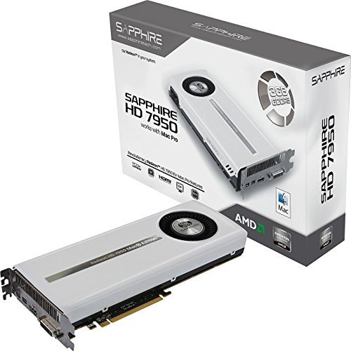 Sapphire AMD HD7950 3GB DDR5 Mac Edition Full Retail PCI-E Graphics Card - White