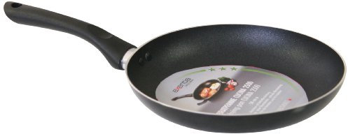 axentia Bratpfanne Cucina in Schwarz, hochwertige Küchenpfanne mit Antihaftbeschichtung und dickem Thermoboden, Pfanne mit optimaler Wärmeleitung für alle Herdarten, 20 cm