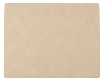 LindDNA 2 Stück Tischset SQUARE L Nupo sand 35x45cm, quality 1,2 mm
