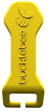 Bucklebee Easy Car Seat Buckle Release Aid for Children Unbuckle Car Seat Release Tool - Button Pusher - Opener for Nails - Buckle Release Tool (1 Pack Yellow)
