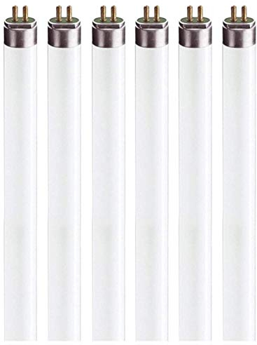 Circle F8T5 Fluorescent Light Bulbs - 12 inches Under Cabinet Bulb -Warm White 3000k 8 Watt Tube Bulb - Pack of 6