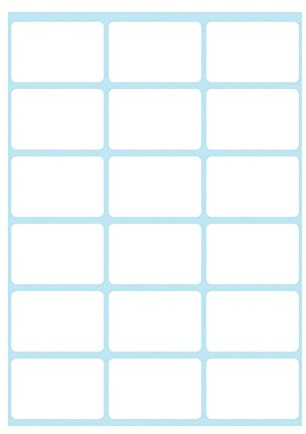Herlitz 830745 Büroetiketten 17 x 26 mm