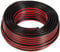Goobay 67733 Altavoz Cable, 25 m, Color Rojo/Negro