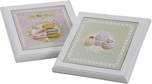 AUBRY GASPARD Dessous de Plat en Bois et céramique