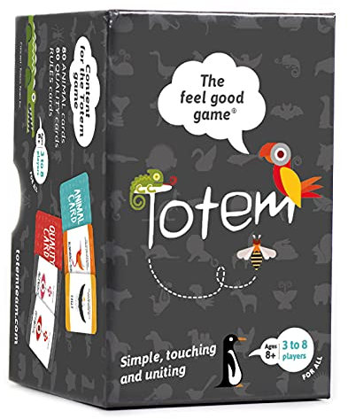 Totem the feel good game - Selbstwertgefühl für Teambau, Motivation, Schule, Familienbindung, Beratung, Achtsamkeit und Therapie (Originalausgabe Englisch - Box 2022)