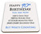 Happy 90th Birthday You are Now Days Hours Minutes Seconds Old Novelty Glossy Mug Coaster - Blue