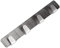 FACKELMANN 61280 Klebehakenleiste mit 4 Haken aus Edelstahl, silber, 16 x 2,6 x 1,7 cm