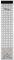 Omnigrid OmniEdge Quilt-Lineal aus transparentem Acryl, 12,7 x 61 cm, mit abnehmbarem Rand
