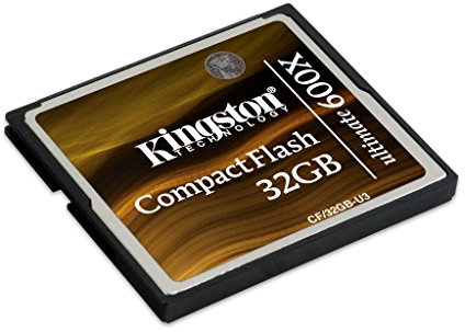 Kingston CF/16GB-U2 266X 16 GB Compact Flash Card, Red/Black