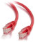 C2G 83221 1M RED Cat5e Ethernet RJ45 High Speed Network Cable, LAN Lead Cat5e Unshielded PVC UTP Patch Cable