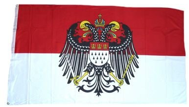 Fahne/Flagge Köln großes Wappen 90 x 150 cm Fahnen