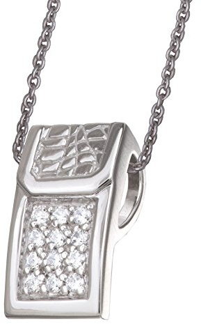 Orphelia Ladies' Pendant with Chain 925 Sterling Silver with Cubic Zirconia ZH-4562