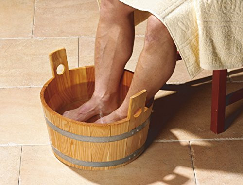 Fußkübel aus Fichtenholz