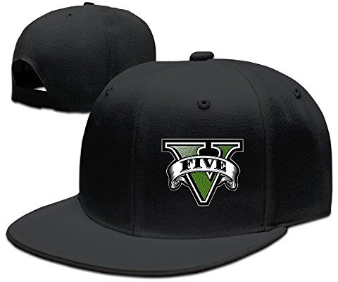 Hittings GTA Five Logo Baseball Cap Hip-Hop Style Black