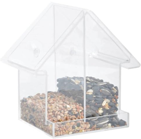 Esschert Design FB372 Fenster-Futterhaus aus Acryl