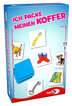 noris 606094227 - Ich packe Meine Koffer, Kinderspiel
