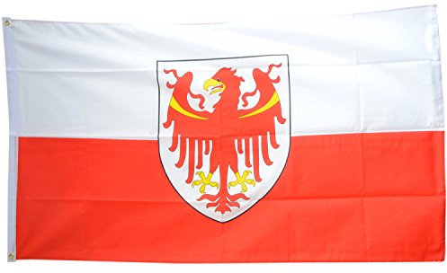 Flaggenfritze Fahne/Flagge Italien Südtirol + gratis Sticker
