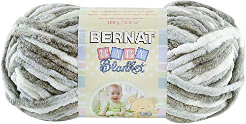 Bernat Babydecken-Garn, Little Sand Castles, S Ball | Super sperriges Garn, 100 % Polyester, weiches Babydeckengarn zum Häkeln, Stricken und Basteln, 65 m, 100 g / 3.5oz